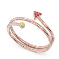 Modern Wrap Bezel Pave Viparyaya Ring