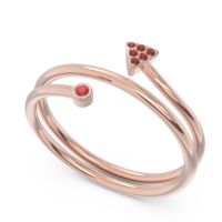 Modern Wrap Bezel Pave Viparyaya Ring