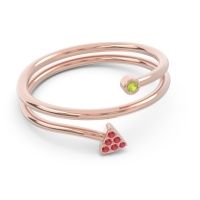 Modern Wrap Bezel Pave Viparyaya Ring