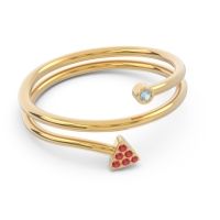 Modern Wrap Bezel Pave Viparyaya Ring