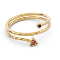 Modern Wrap Bezel Pave Viparyaya Ring