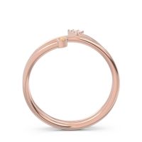 Modern Wrap Bezel Pave Viparyaya Ring