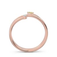 Modern Wrap Bezel Pave Viparyaya Ring