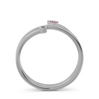 Modern Wrap Bezel Pave Viparyaya Ring