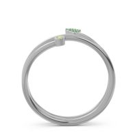 Modern Wrap Bezel Pave Viparyaya Ring