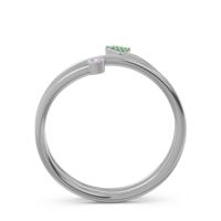 Modern Wrap Bezel Pave Viparyaya Ring