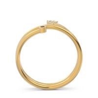 Modern Wrap Bezel Pave Viparyaya Ring
