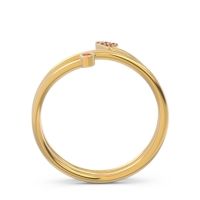 Modern Wrap Bezel Pave Viparyaya Ring