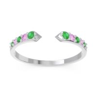 Petite Modern Pave Sandasta Ring