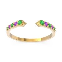 Petite Modern Pave Sandasta Ring