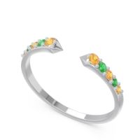 Petite Modern Pave Sandasta Ring