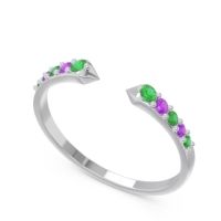 Petite Modern Pave Sandasta Ring