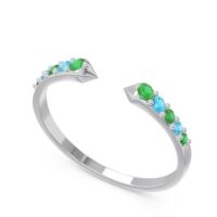 Petite Modern Pave Sandasta Ring