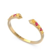 Petite Modern Pave Sandasta Ring