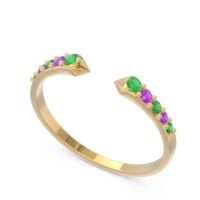 Petite Modern Pave Sandasta Ring