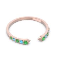 Petite Modern Pave Sandasta Ring