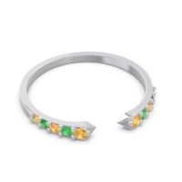 Petite Modern Pave Sandasta Ring