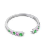 Petite Modern Pave Sandasta Ring