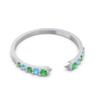 Petite Modern Pave Sandasta Ring