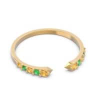 Petite Modern Pave Sandasta Ring