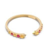 Petite Modern Pave Sandasta Ring
