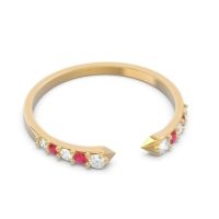 Petite Modern Pave Sandasta Ring