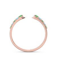 Petite Modern Pave Sandasta Ring