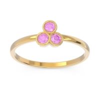 Petite Modern Bezel Zikharin Ring