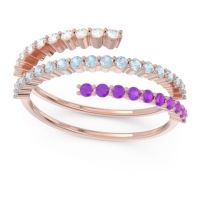 Modern Wrap Pave Upota Ring