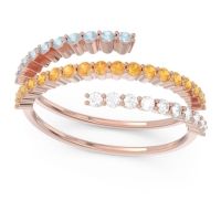 Modern Wrap Pave Upota Ring