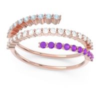 Modern Wrap Pave Upota Ring