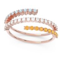 Modern Wrap Pave Upota Ring