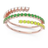 Modern Wrap Pave Upota Ring