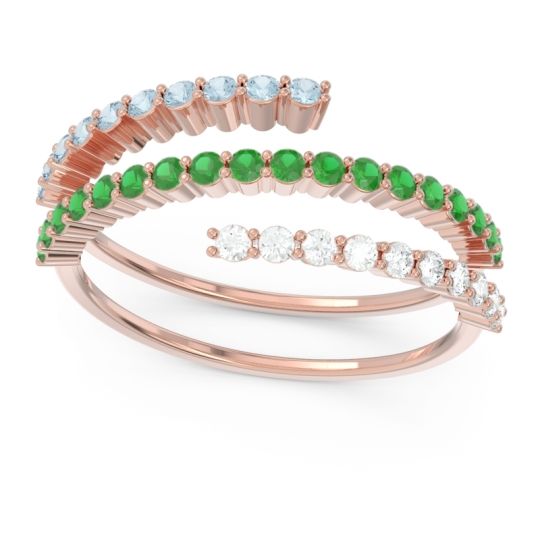 Modern Wrap Pave Upota Ring