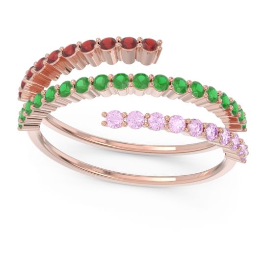 Modern Wrap Pave Upota Ring