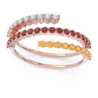 Modern Wrap Pave Upota Ring