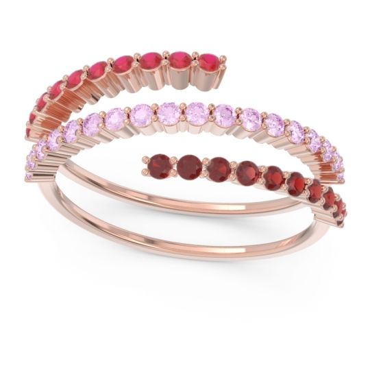 Modern Wrap Pave Upota Ring