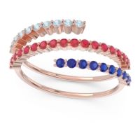 Modern Wrap Pave Upota Ring
