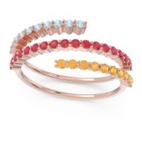 Modern Wrap Pave Upota Ring