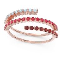 Modern Wrap Pave Upota Ring
