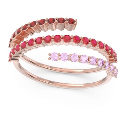 Modern Wrap Pave Upota Ring