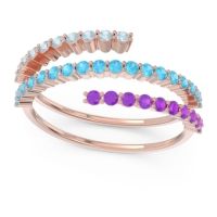 Modern Wrap Pave Upota Ring