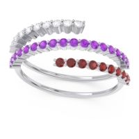 Modern Wrap Pave Upota Ring