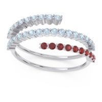 Modern Wrap Pave Upota Ring