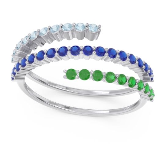 Modern Wrap Pave Upota Ring