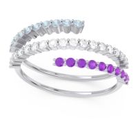 Modern Wrap Pave Upota Ring