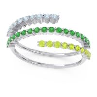 Modern Wrap Pave Upota Ring