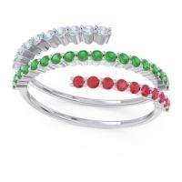 Modern Wrap Pave Upota Ring