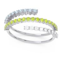 Modern Wrap Pave Upota Ring