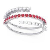 Modern Wrap Pave Upota Ring